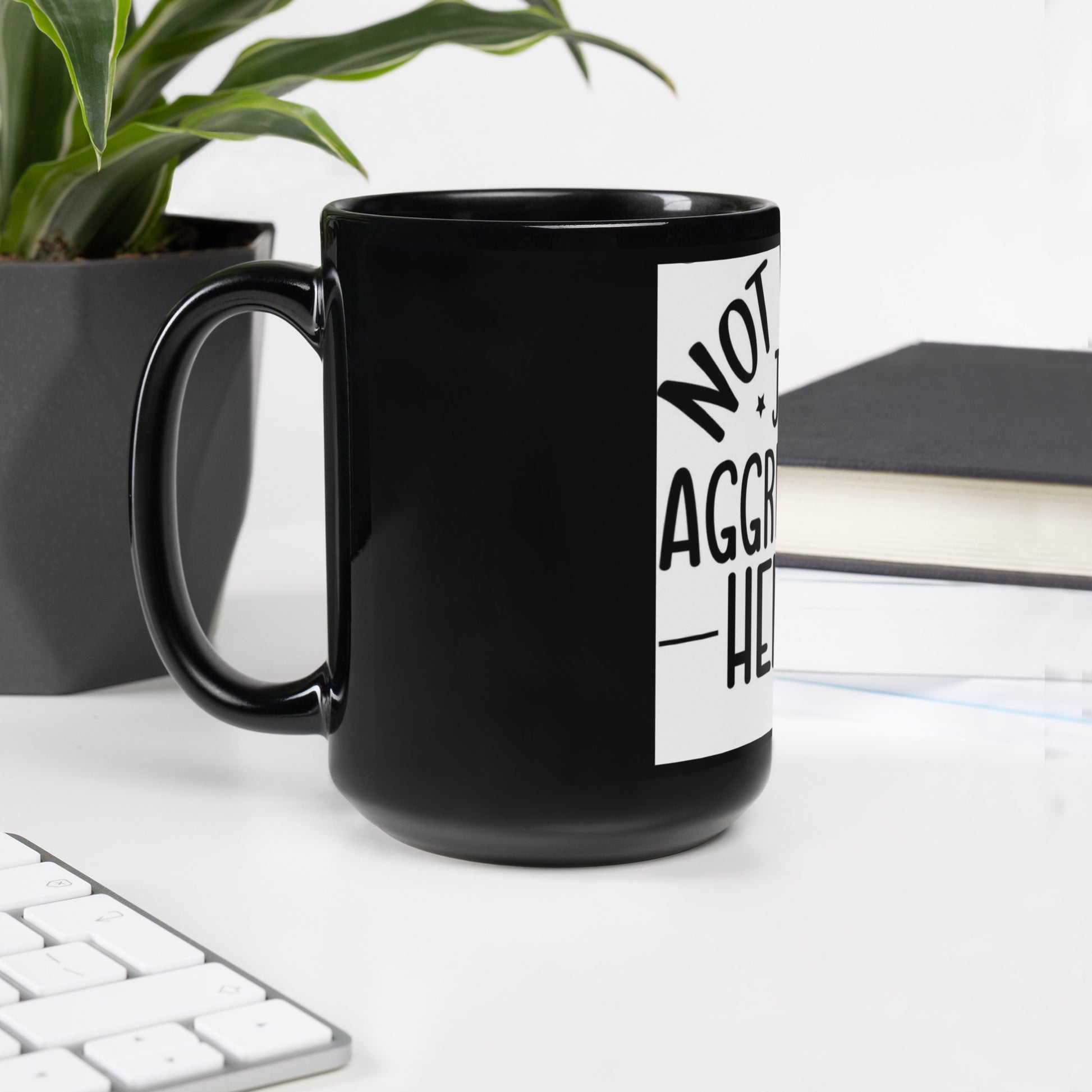 Black glossy mug – Beyond My Scrubs 